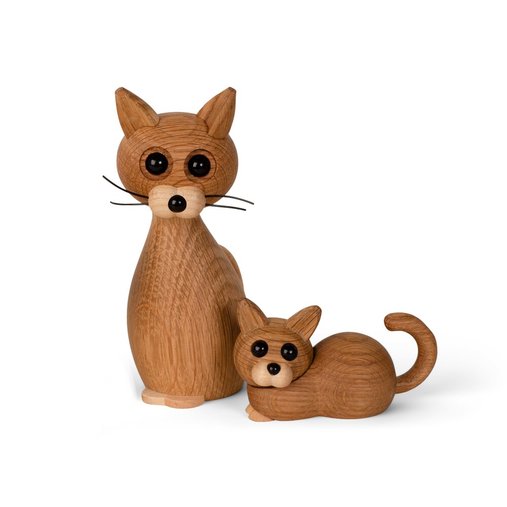 Hope kat, Lys brun - H:6cm.